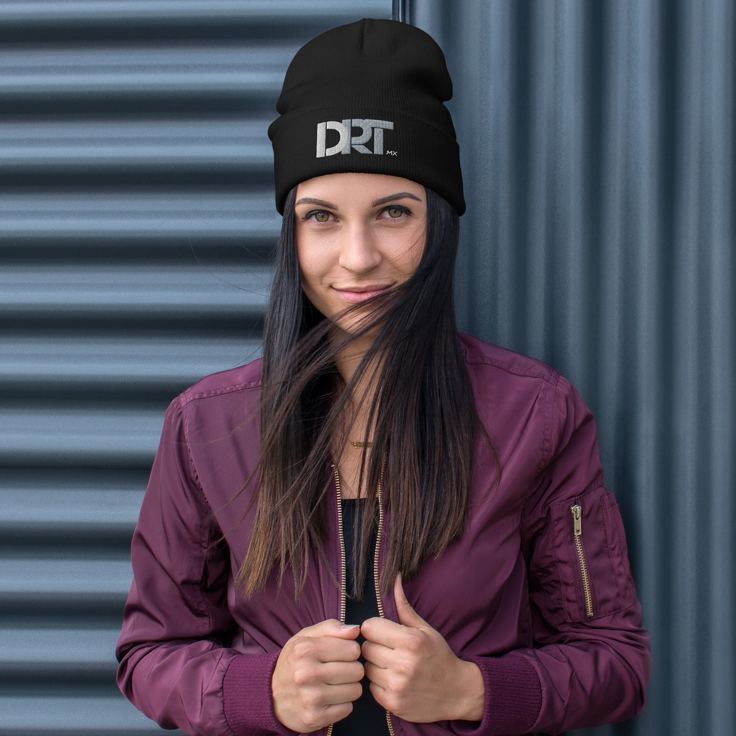 DRT mx Embroidered Beanie
